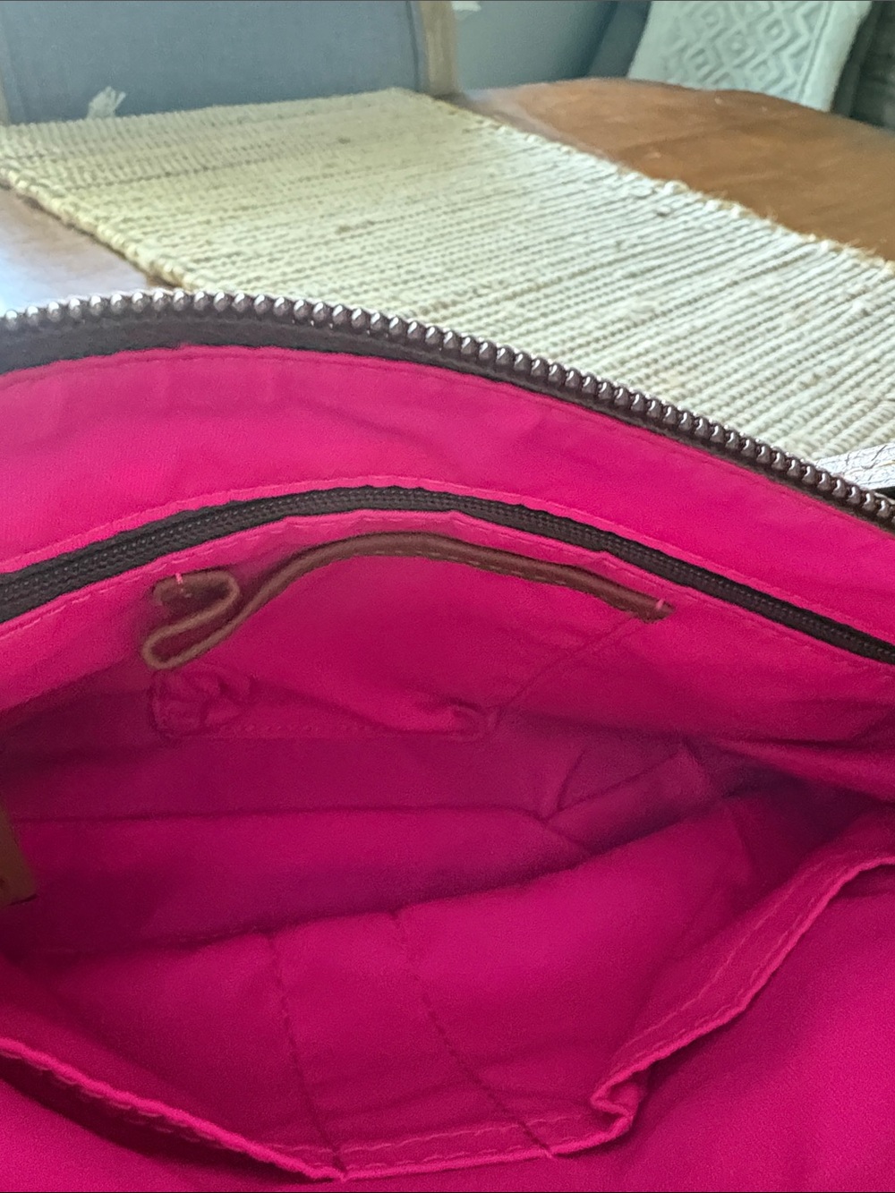 Navy Dooney Crossbody Bag. Used once . - Picture 9 of 12